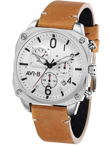AVI-8 Hawker Hunter Retrograde Aviator Chronograph Watch #AV-4052-01