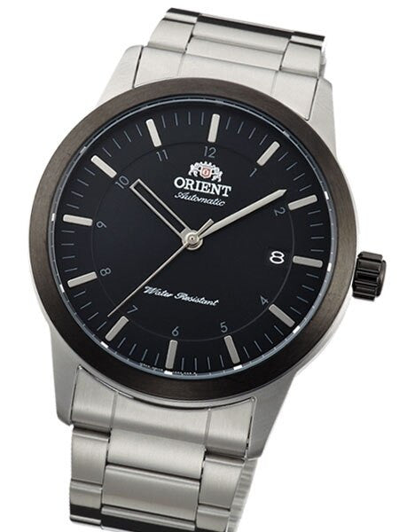 Orient 40.5mm Sentinel Automatic + Hand Wind Watch with Black Dial #AC05001B