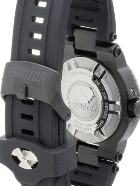 Reactor Trident 200 Meter Dive Watch with Never Dark Illumination, Black SS Case #59811