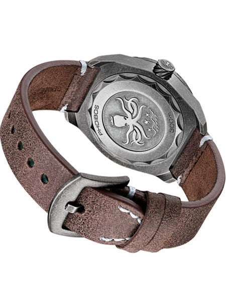 PHOIBOS Black Proteus 300-Meter Automatic Dive Watch with AR Double Dome Sapphire Crystal #PY028C
