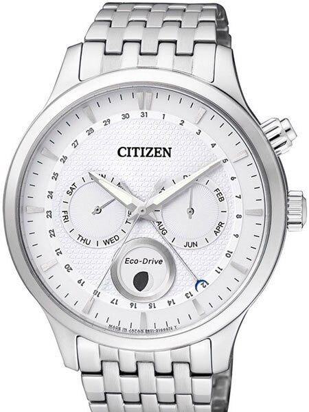Citizen Eco-Drive Calendar Watch with Pointer Date, Sapphire Crystal #AP1050-56A