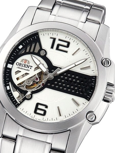 Orient Enduro Automatic Watch with Open-Heart Black-White Dial #DB02001W
