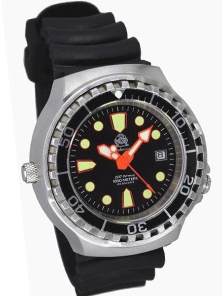 Tauchmeister Automatic, 1000m Dive Watch with Helium Release Valve and Sapphire Crystal #T0079