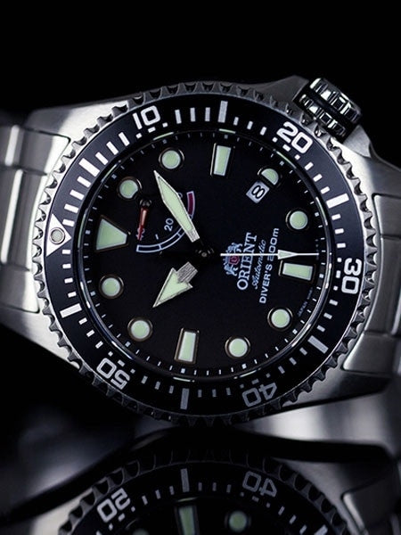 Orient Neptune Dive Watch with Power Reserve and AR Sapphire Crystal #RA-EL0001B00A