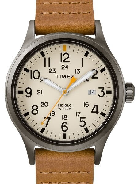 Timex 40mm Allied Quartz Watch with Cream Dial and INDIGLO Night-Light #TW2R46400VQ