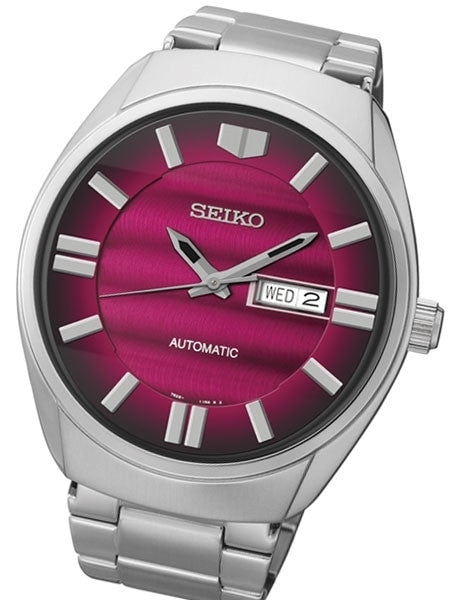 Seiko Recraft Series Automatic Watch with 43.5mm Stainless Steel Case and Matching Bracelet #SNKN05