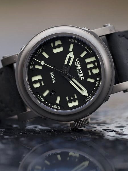 Lum-Tec 42mm High-Beat Automatic Watch with AR Sapphire Crystal #400M-1