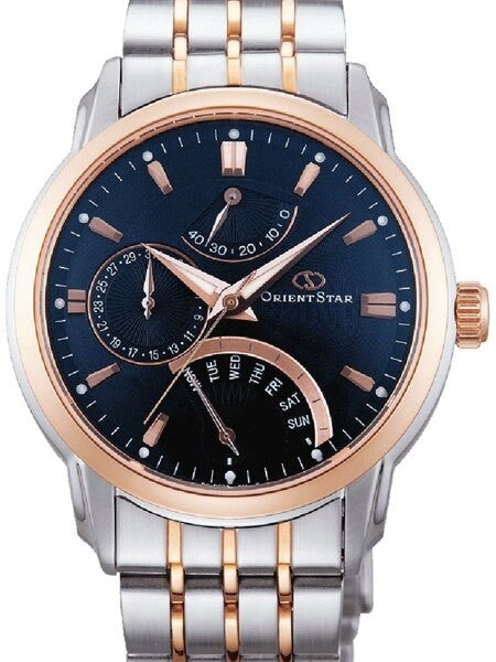 Orient Star Retrograde Day Watch with Date, Power Reserve, Sapphire Crystal #DE00004D