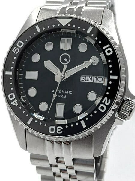 Scratch and Dent - Islander 38mm Automatic Dive Watch with an AR Sapphire Crystal, and Luminous Ceramic Bezel Insert #ISL-05