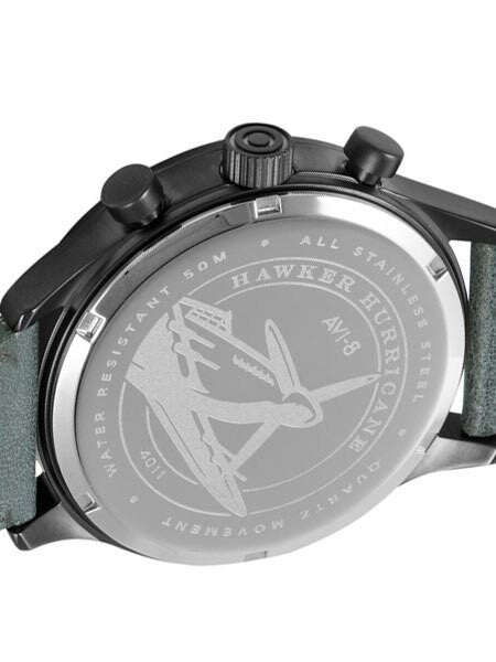 AVI-8 Hawker Hurricane Aviator Chronograph Watch #AV-4011-0D