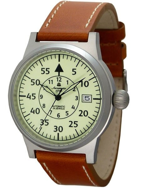Aeromatic 1912 Automatic Aviator's Watch with Luminous Dial