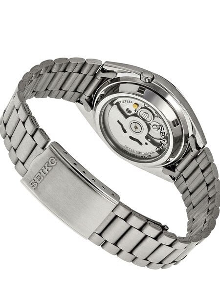 Seiko 5 Automatic Grey Dial Watch with Stainless Steel Bracelet #SNXS75