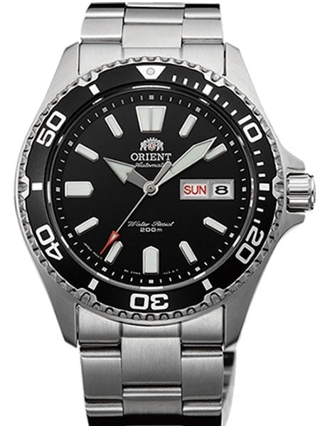 Orient USA II Black Dial Automatic Dive Watch with Sapphire Crystal #AA0200AB