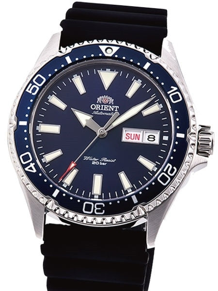 Orient Kamasu Blue Dial Automatic Dive Watch with Sapphire Crystal #RA-AA0006L19A