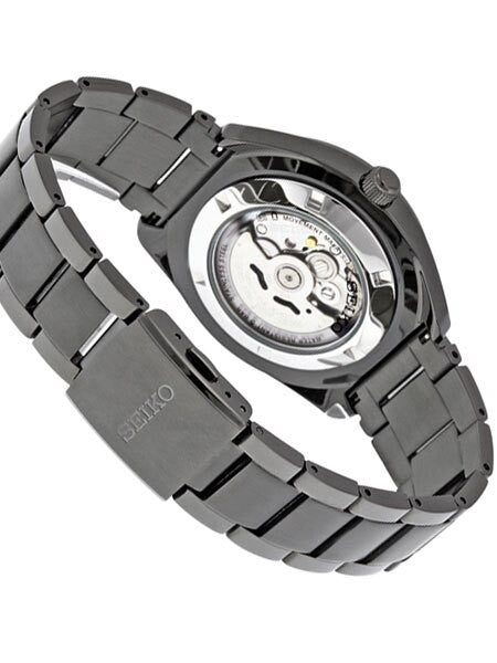 Seiko Recraft Series Automatic Watch with Black PVD 43.5mm Case and Bracelet #SNKN43