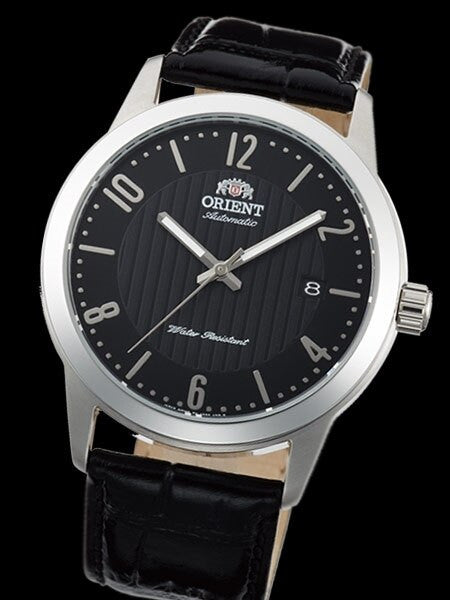 Orient 40.5mm Howard Automatic + Hand Wind Watch with Black Dial #AC05006B