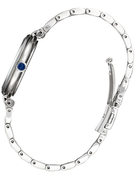 Seiko Ladies Quartz Dress Watch with with 12 Diamond Hour Markers, Mother of Pearl Dial #SRZ529