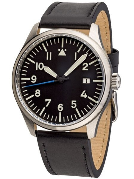 Islander Aviator Automatic Watch with Leather Strap and an Anti-Reflective Sapphire Crystal #ISL-45