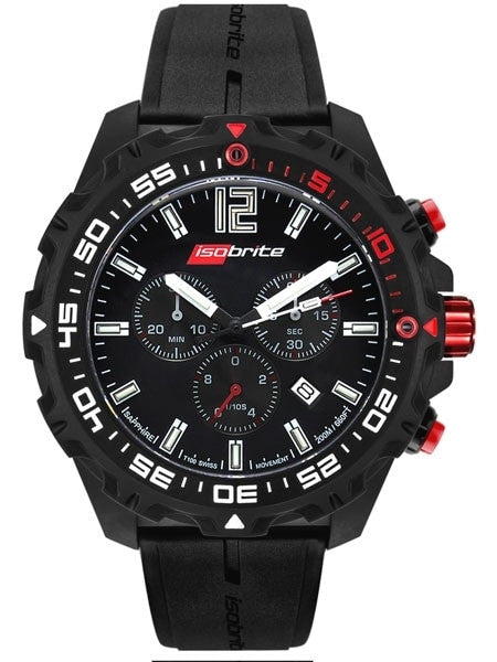 Armourlite Isobrite Chronograph Watch with T-100 Tritium Illumination and Sapphire Crystal #ISO401