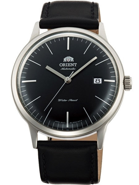 Orient V3 Automatic Dress Watch with Black Dial, Applied Silver Hour Markers #ER2400LB
