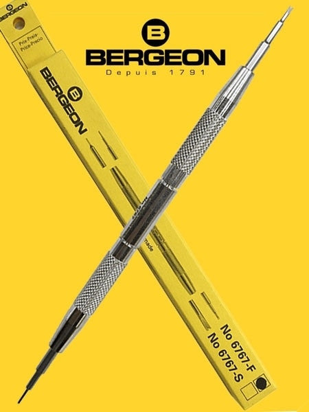 Bergeon Professional Spring Bar Tool for Watch Bracelets, Straps #6767F