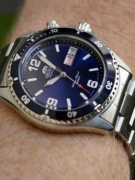 Orient Blue Automatic Dive Watch on a Bracelet #CEM65002D