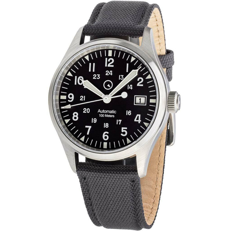 Islander Mitchel Automatic Field Watch with Nylon Weave Strap and an AR Sapphire Crystal #ISL-41
