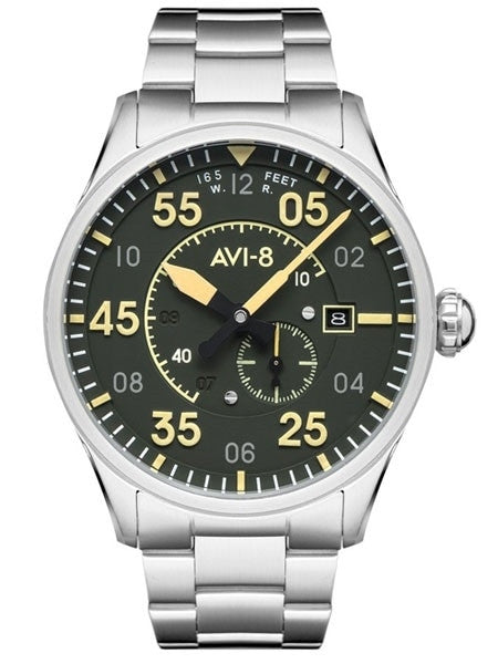 AVI-8 Spitfire Type 300 Edition, 21-Jewel Automatic Pilot Watch, AR Sapphire Crystal #AV-4073-22