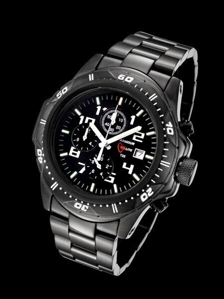Armourlite Professional Series Chronograph with Tritium Illumination and Shatterproof Crystal #AL45-B