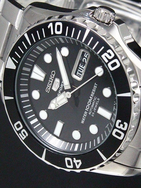 Seiko 42mm Sports 5, 23-Jewel Automatic Watch with Day and Date Window #SNZF17K1
