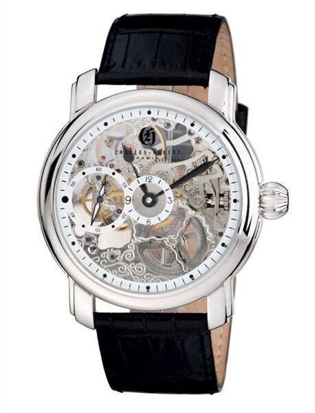 Charles Hubert Premium Collection Skeleton Mechanical Hand Wind Watch #3874