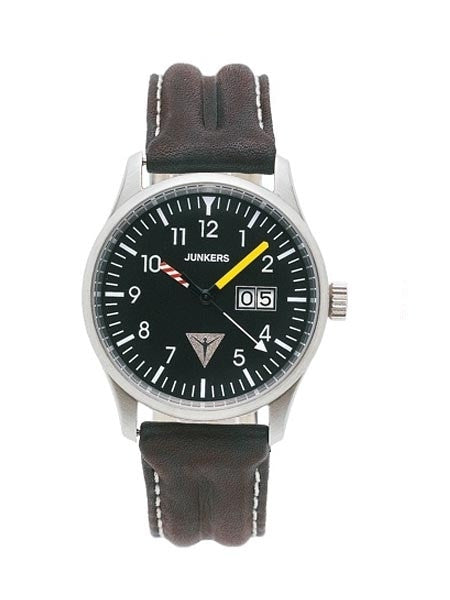 Junkers JU-52 Big Date Watch with Aviator Instrument Style Hands #6262-2