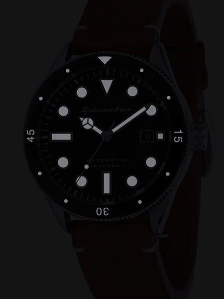 Spinnaker Cahill Automatic Sports Watch with 43mm Case and Black Dial #SP-5033-01