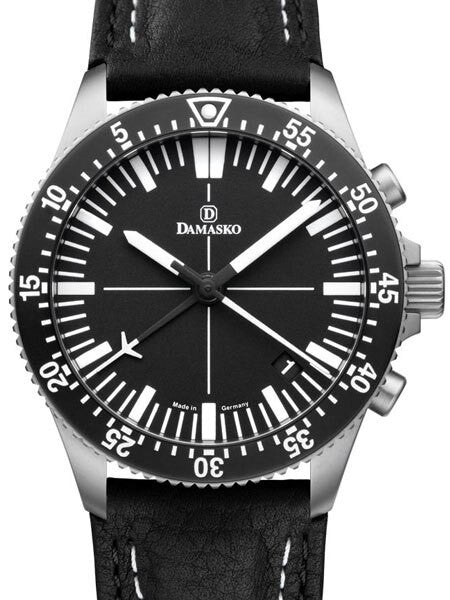 Damasko DC82 Chronograph Watch with a Rotating 60 Minute Bezel and