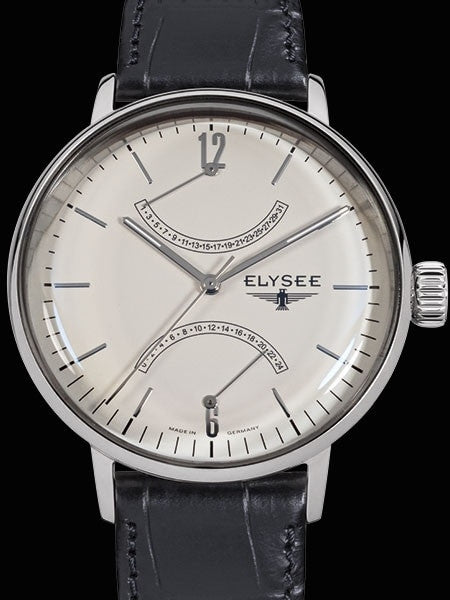 Elysee 42mm Sithon Quartz Dress Watch with GMT and Date Sub-Dials #13270