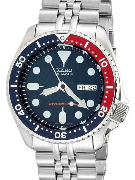 Seiko SKX009 Divers Automatic Watch Super-J "Louis" Edition with a Flat Sapphire Crystal #SKX009