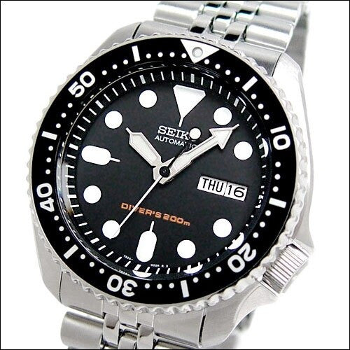 Seiko Automatic Dive Watch with Stainless Steel Bracelet #SKX007K2