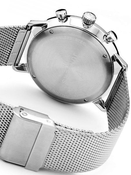Junkers Bauhaus Swiss Quartz Chronograph with Domed Hesalite Crystal #6086M-2