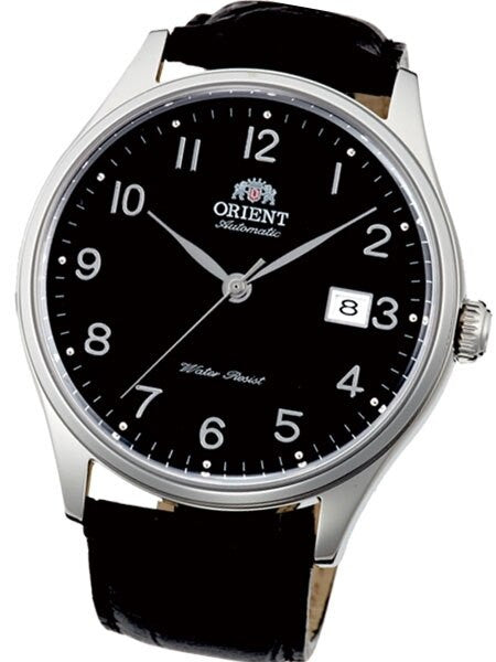 Orient Duke Automatic Watch with Black Dial, Sapphire Crystal, Stainless Steel Case #ER2J002B