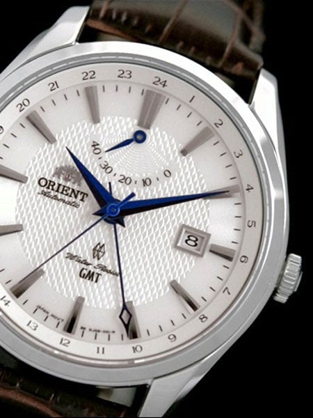 Orient Automatic GMT (dual time)  with Sapphire Crystal and Power Reserve #DJ05003W