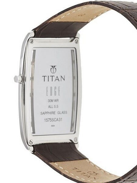 Titan Edge Dress Watch with Precision Quartz Movement and Sapphire Crystal #1575SL01