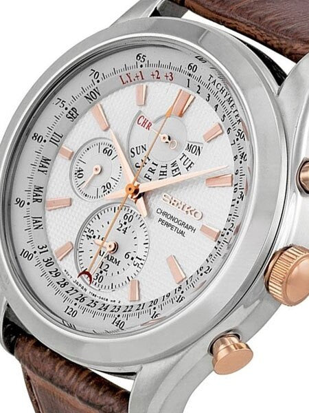 Seiko Neo Classic Chronograph with Perpetual Calendar, Alarm #SPC129P1