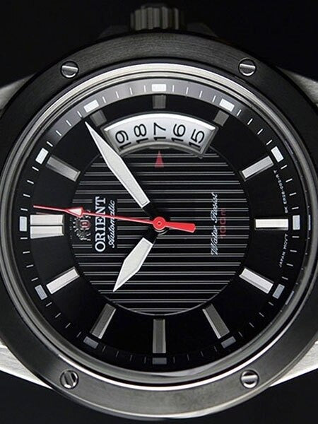 Orient Advancer Automatic Sport Watch with a Black Dial and Open Date Window  #ER28004B