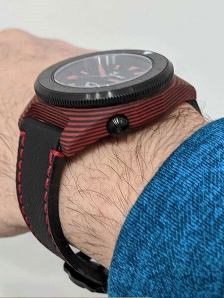 Squale 600 Meter Swiss Made Automatic Dive Watch with 42mm Carbon Fiber Case  #T183R