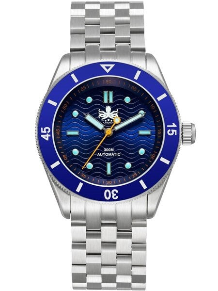 PHOIBOS Wave Master 300-Meter Automatic Dive Watch with AR Sapphire Crystal #PY009B