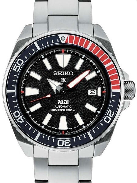 Seiko Prospex PADI srpb99 K1 Seiko Samurai PADI Prospex Automatic Dive Watch with Black Dial