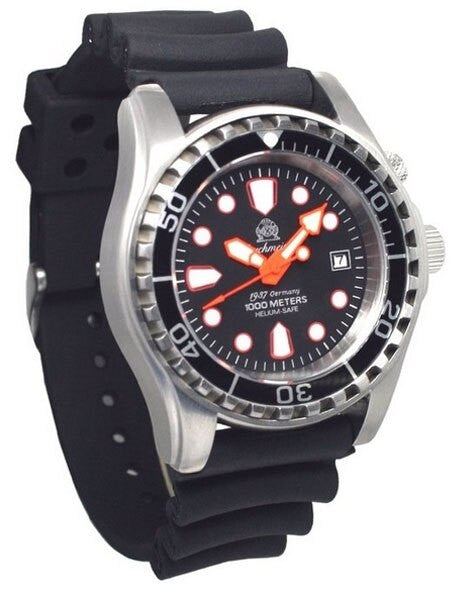 Tauchmeister Automatic, 1000m Dive Watch with Helium Release Valve and Sapphire Crystal #T0283