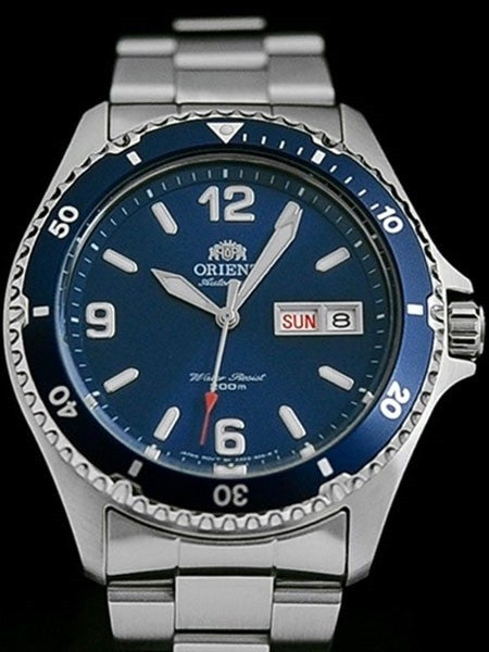 Orient Blue Dial Automatic Dive Watch with SS Bracelet #AA02002D