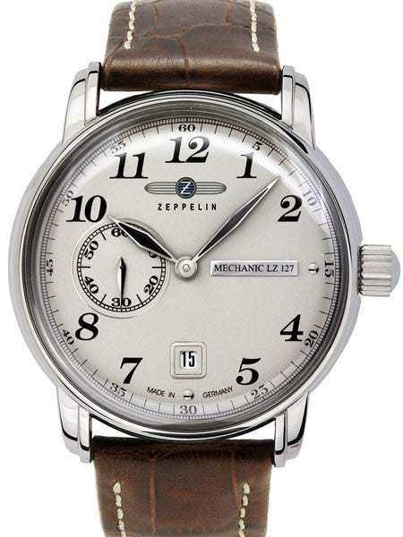Graf Zeppelin Retro-Styled Hand Wind Mechanical Watch with Small Seconds #7636-5
