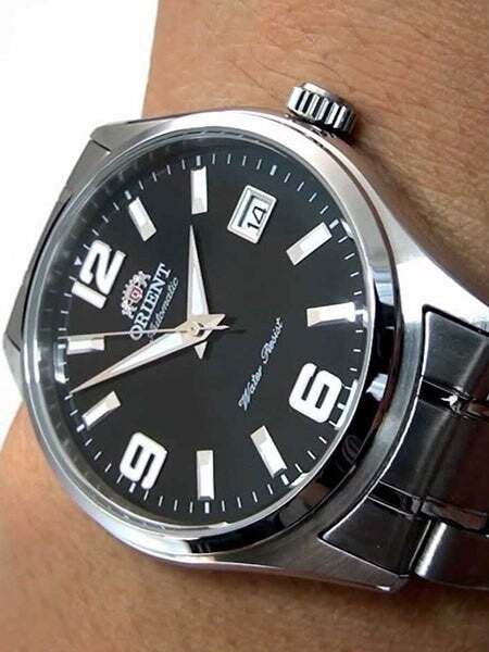 Orient Chicane Automatic Watch with Black Dial, Stainless Steel